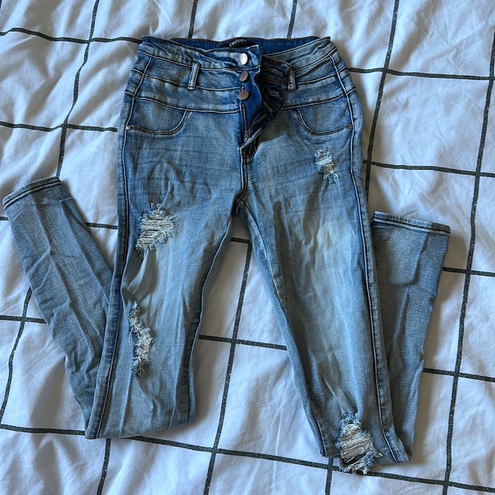 Highwaisted Refuge skinny jeans